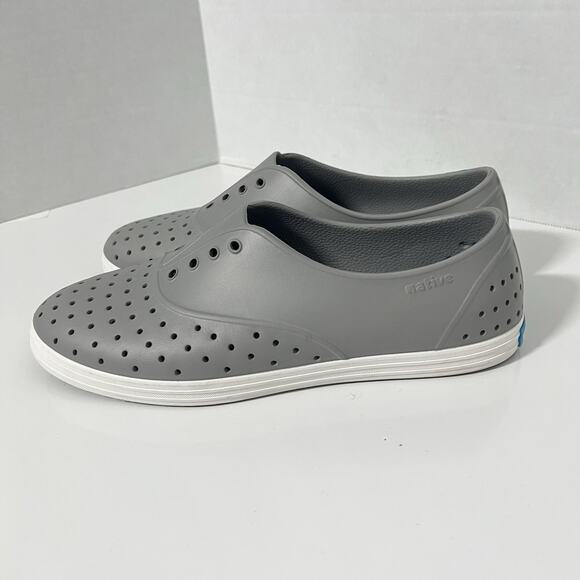 Native Shoes Women's Jefferson Flax Gray White Size 9 NEW - Picture 6 of 10